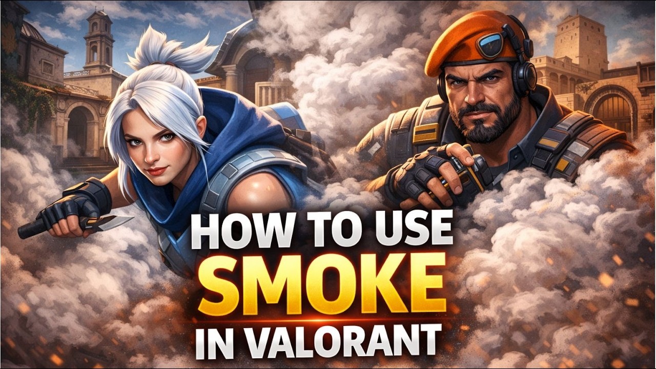 90% NEW VALORANT PLAYERS USE SMOKES WRONG 😳 | SMOKE GUIDE (Ascent + Bind) #valorant #gaming