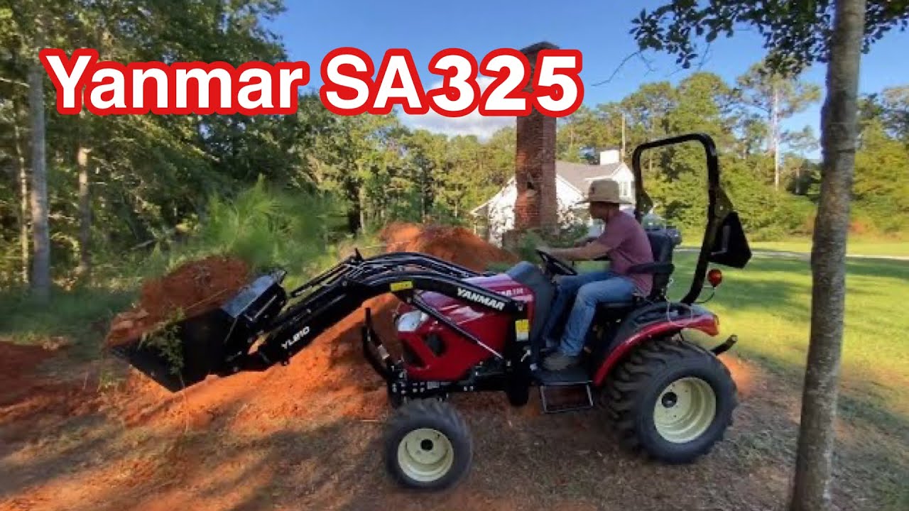 My first project with my Yanmar SA325 tractor with front end loader.