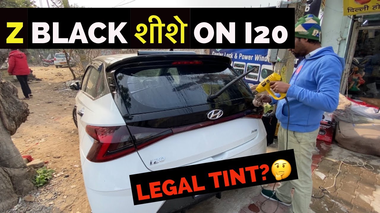 IS WINDOW TINT LEGAL IN INDIA? I20 के हुए शीशे काले|DO AT YOUR OWN RISK #tintedwindows #i20 #hyundai