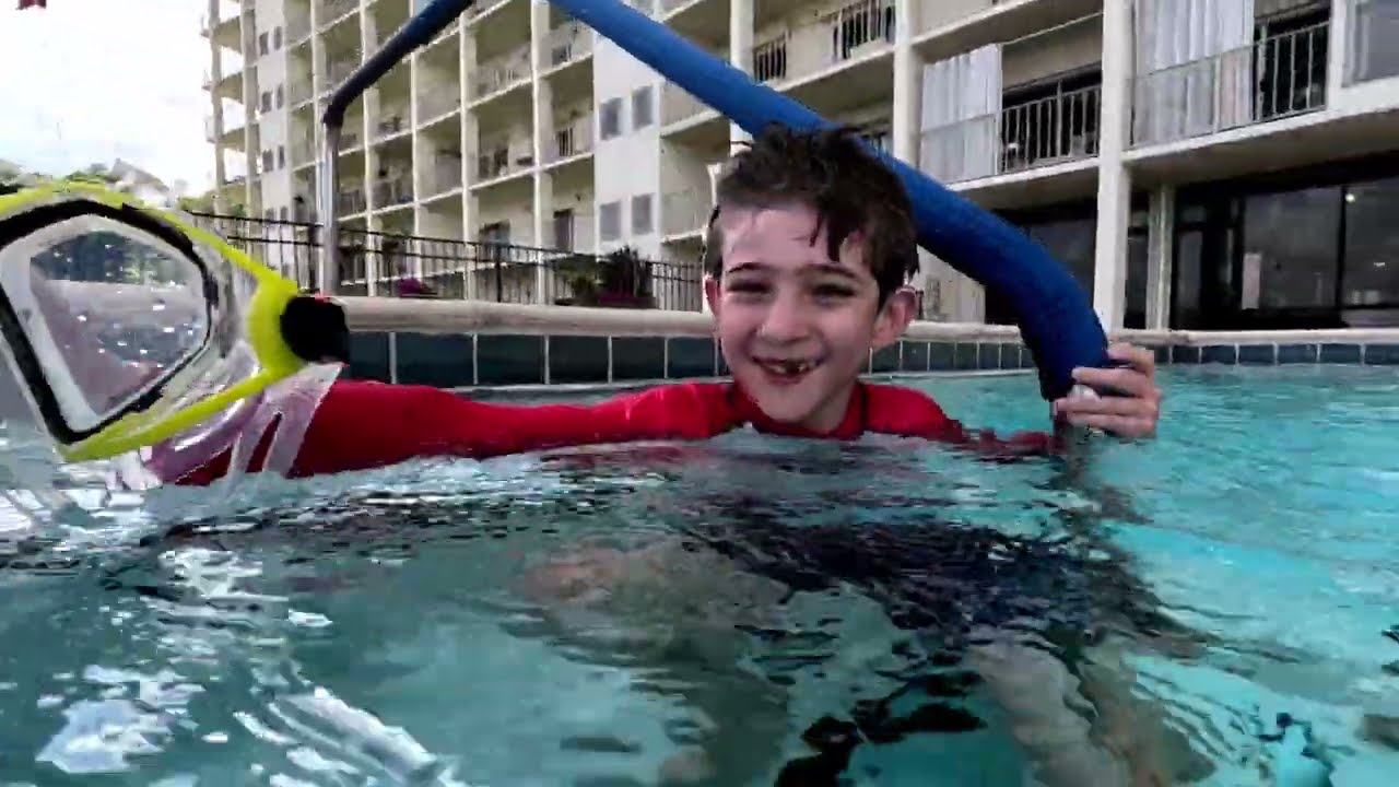 swimming at the riviera