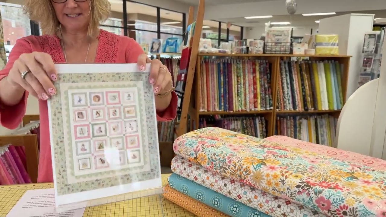Peter Rabbit Quilt Kit, Sunday Brunch, and a giveaway, Cary Quilting Co, 2/13/25