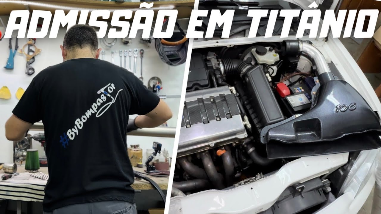 NOVA ADMISSÃO EM TITÂNIO NO MEU 106 GTI ! 