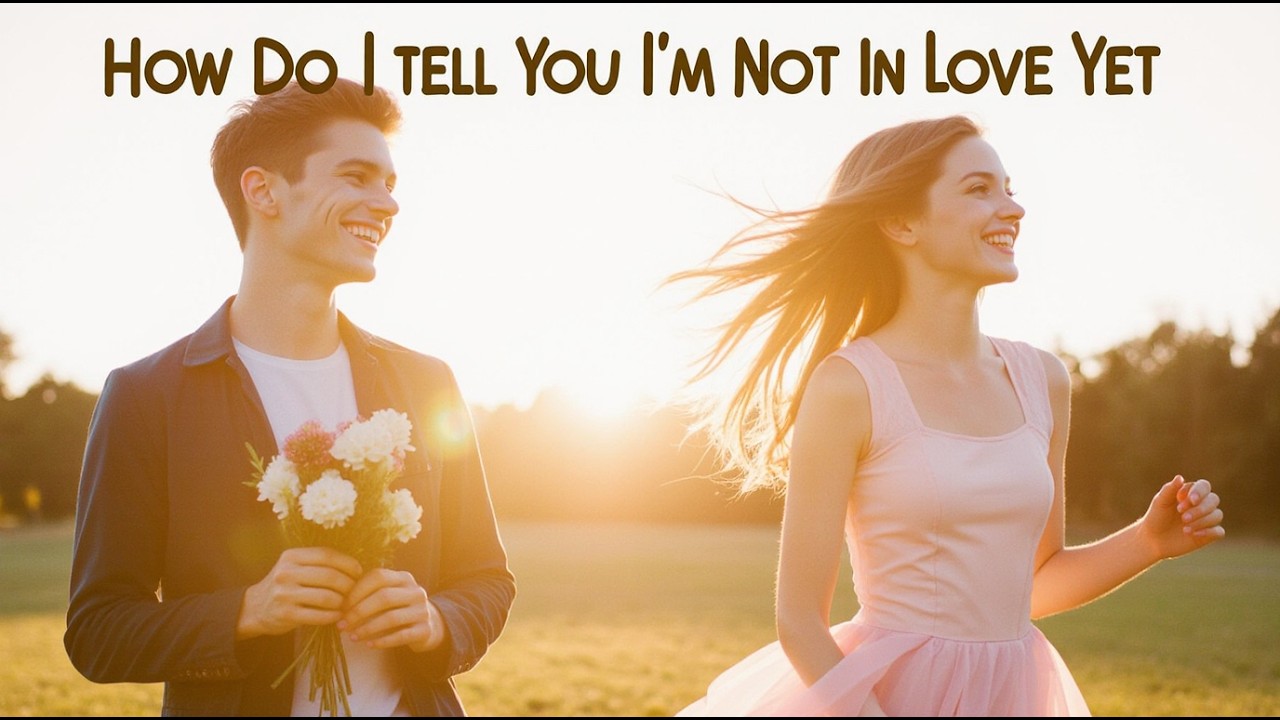 HOW DO I TELL YOU I'M NOT IN LOVE YET
