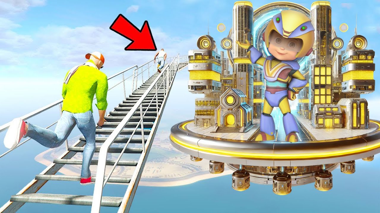😱 Franklin Found Secret Stairway To Vir Suit City 🏃🏙️ Indian Theft Auto✨😇Indian Bike Driving 3D