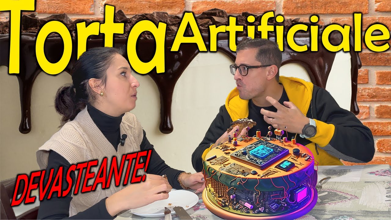 Una TORTA DEVASTANTE creata dall'INTELLIGENZA ARTIFICIALE! 🍰🤖🍰🤖