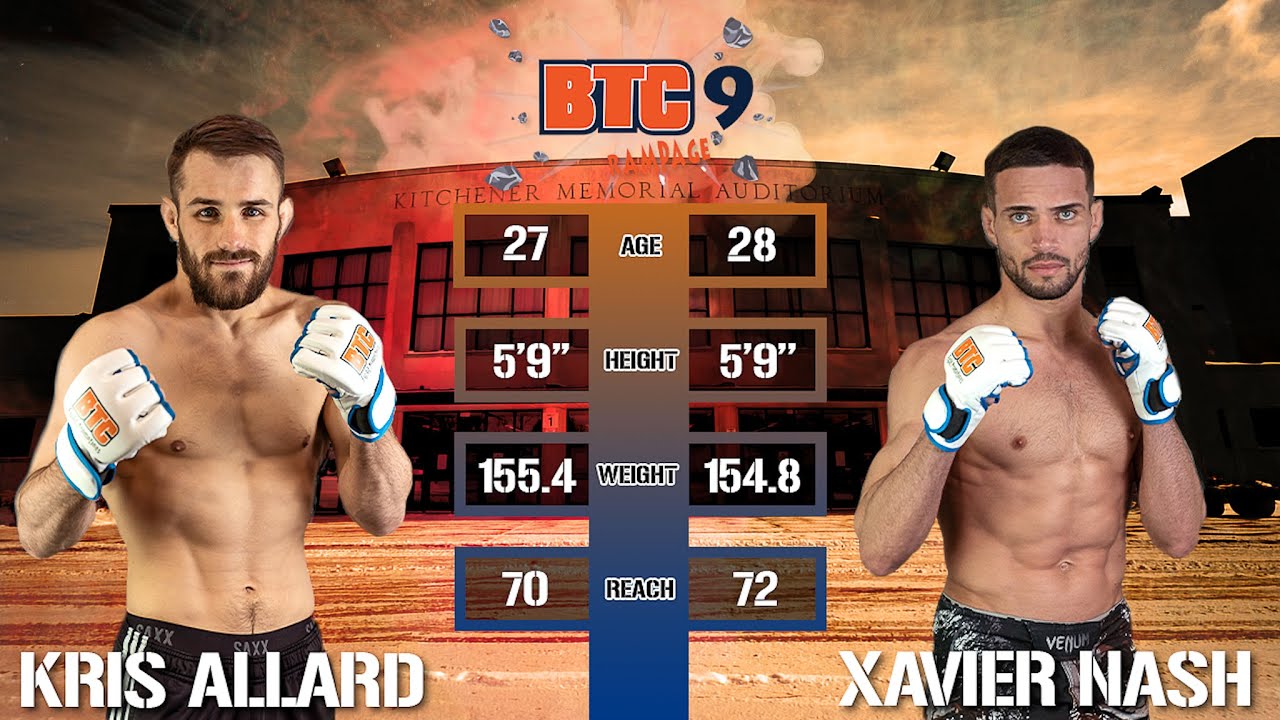 BTC 9: Rampage - Kris Allard vs. Xavier Nash - Match #3
