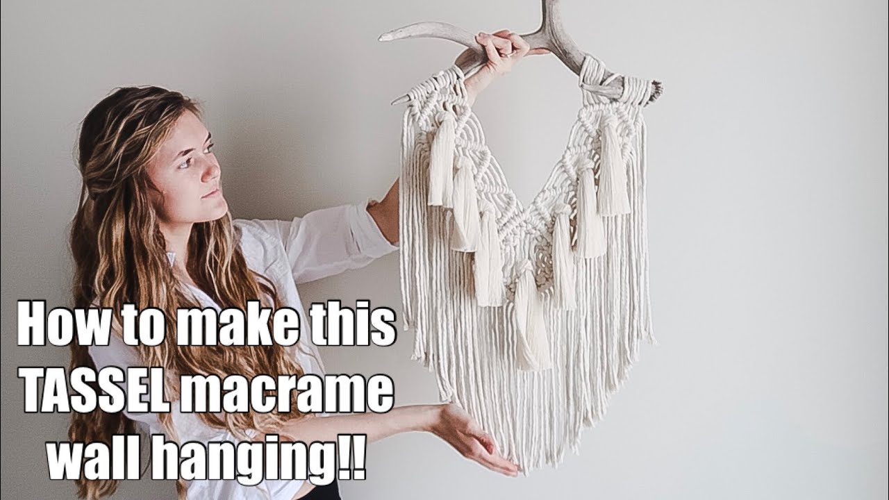 DIY Tassel Macrame Wall Hanging