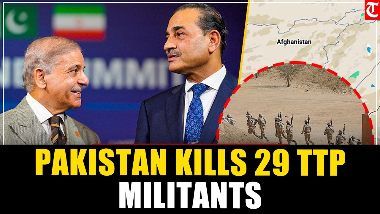 Pakistan Claims 29 TTP Militants Killed Near Afghanistan Border After Karachi Attack