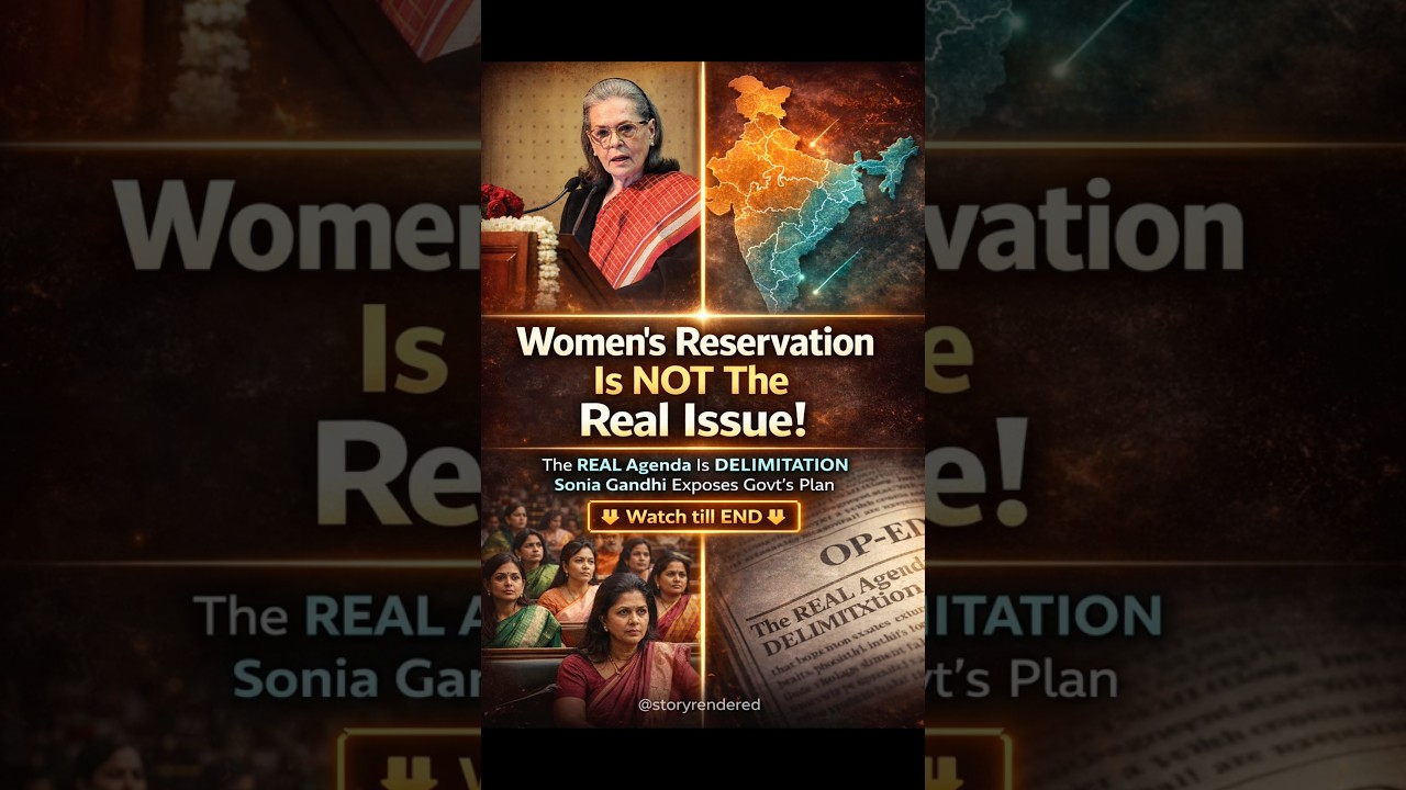 Why Sonia Gandhi Is RIGHT About Delimitation 543 &rarr; 816 Seats #soniagandhi #delimitation
