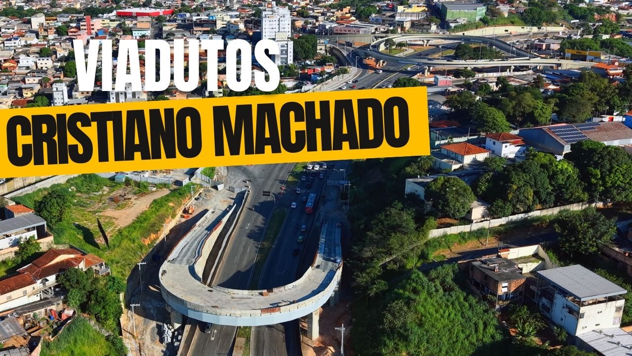 Três anos de obra já! Será que termina esse ano? Viadutos na Cristiano Machado