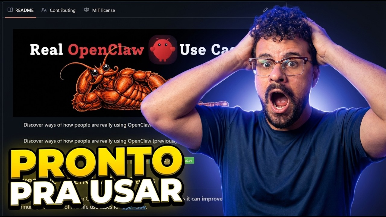 20+ Usos REAIS do OpenClaw — Copie, Cole e Use DE GRAÇA!