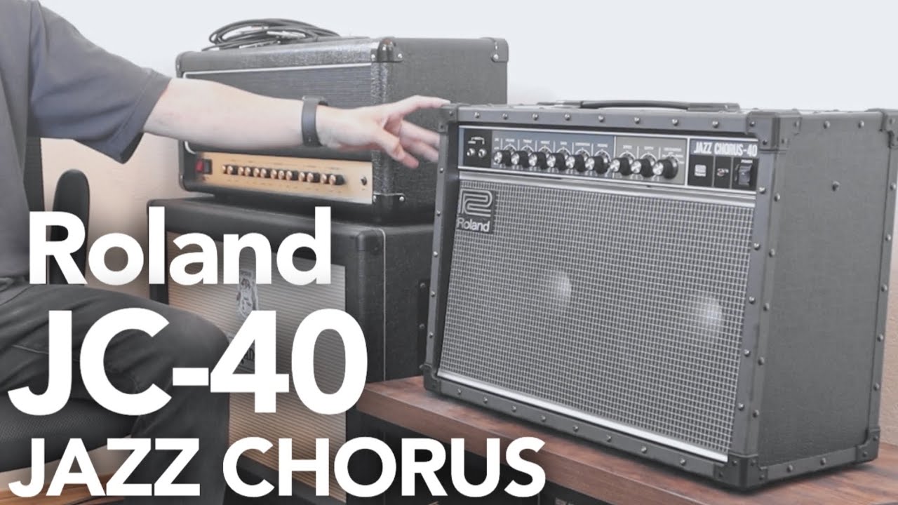 【ジャズコ】Roland JC-40を開封して音出ししたら最高でした【JAZZ CHORUS】