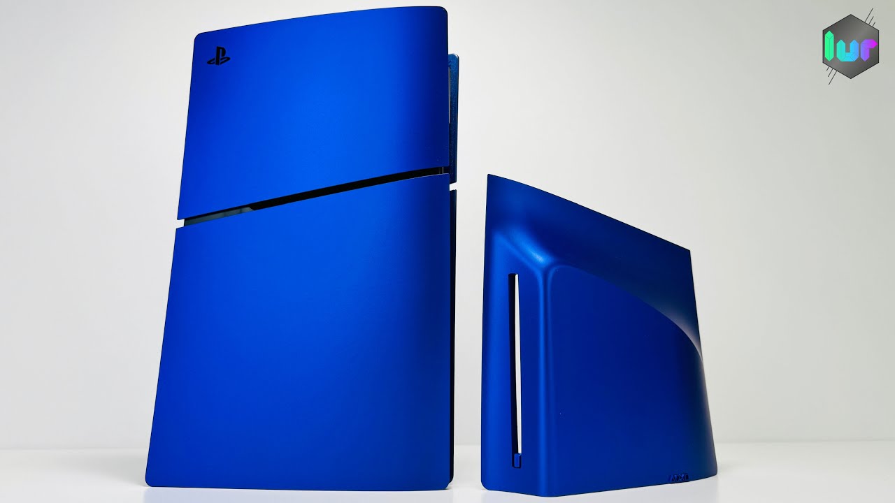 Ps5 slim cobalt blue cover plates