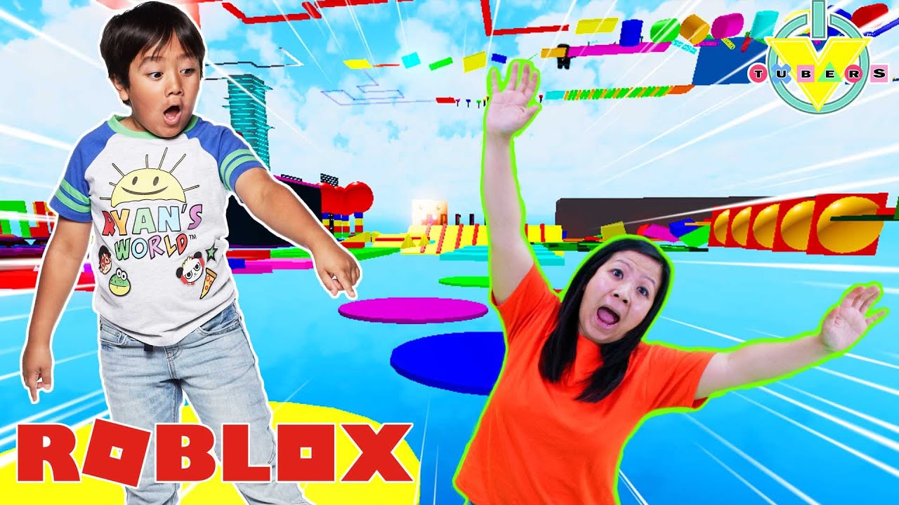 Ryan vs Mommy in Roblox Super Mega Easy Obby Let&rsquo;s Play!