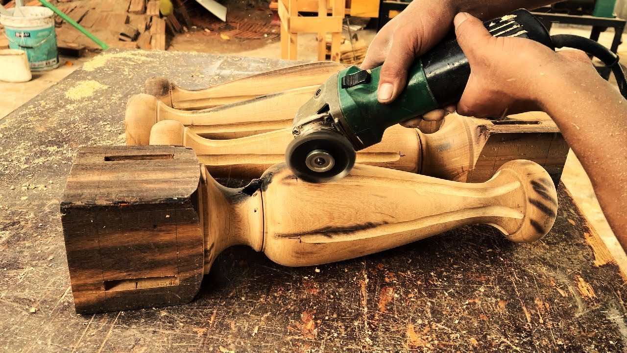 This Is No Small Change From A Piece Of Black Wood Recycled By A Carpenter Into A Durable Table