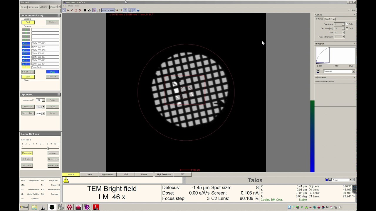 Arctica TEM User Interface Overview - Pacific Northwest CryoEM Center
