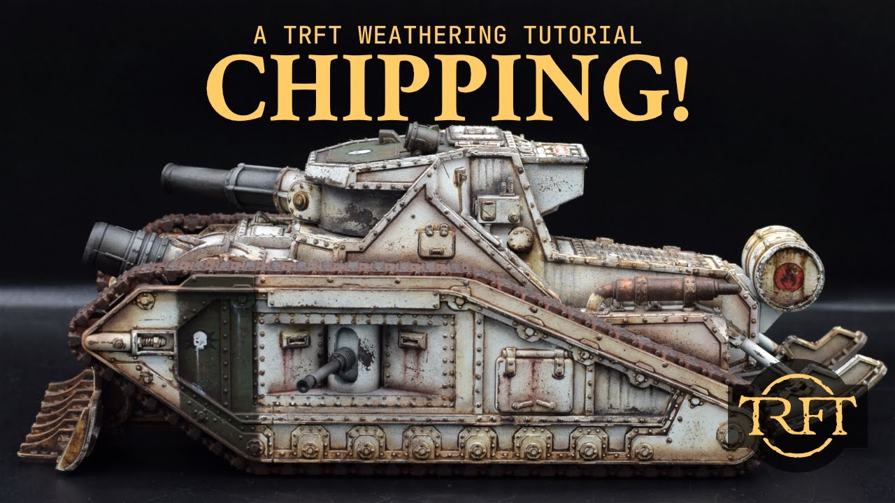 How to Apply Chipping to your Tanks - Death Guard Painting Tutorial