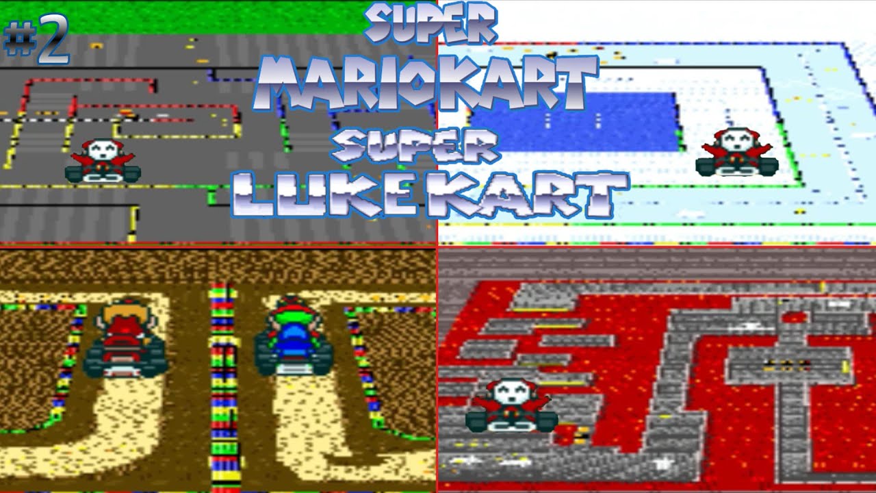 Super Luke Kart: Super Mario Kart [ROMHACK] (no commentary) I #2 - 50cc COPA TOP RACE