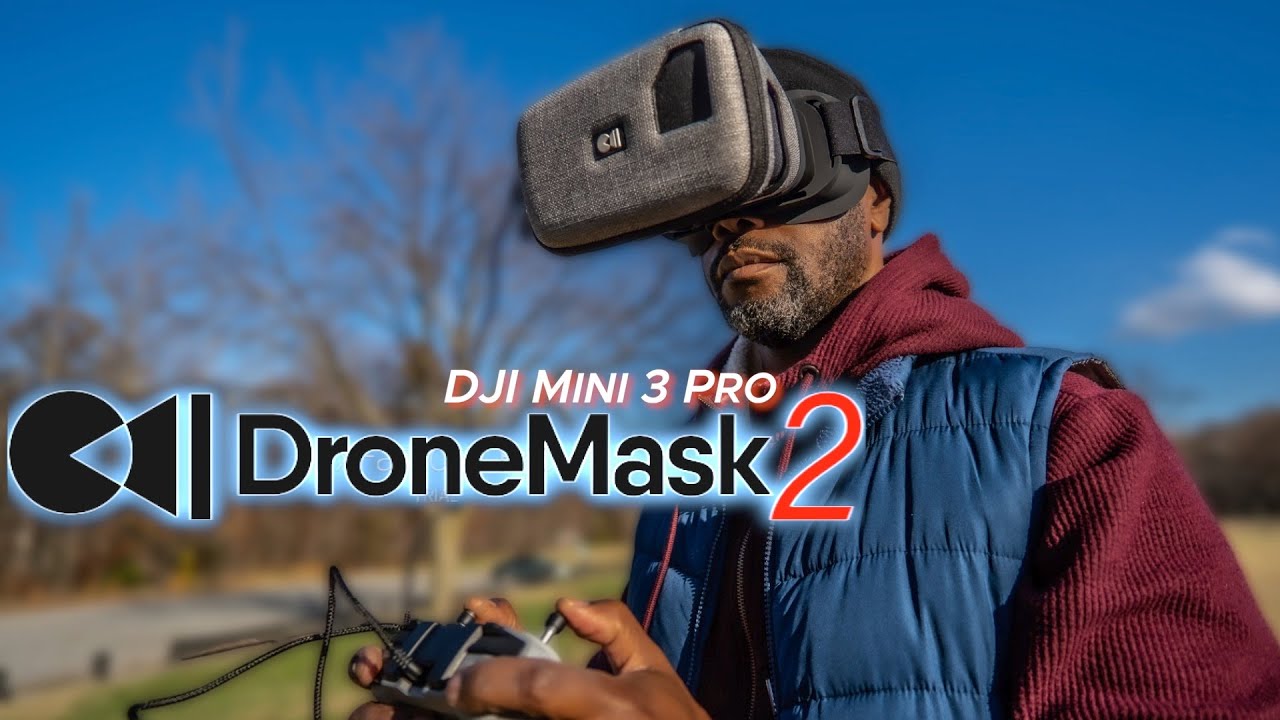 Очки FPV, совместимые с DJI Mini 3 Pro или любым дроном — DroneMask 2