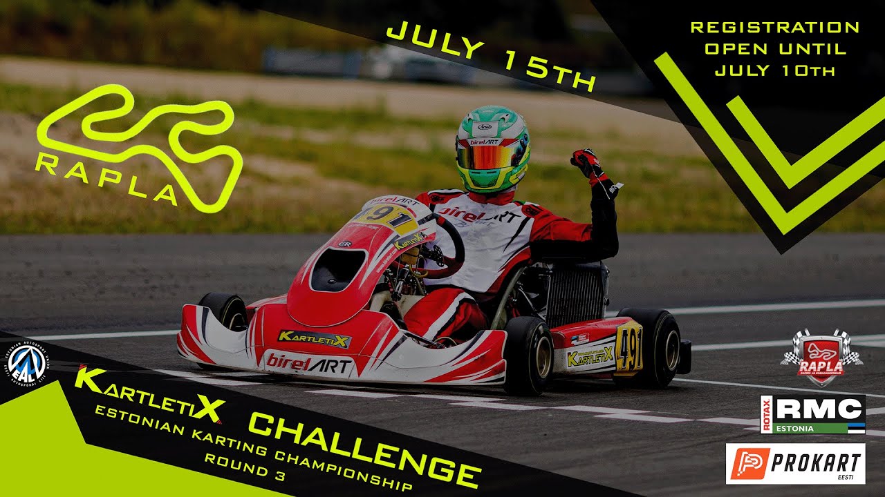 Kardispordi 2023 EMV 3. etapp (CIK-FIA ja Rotax) / Prokart 3. etapp, Rapla