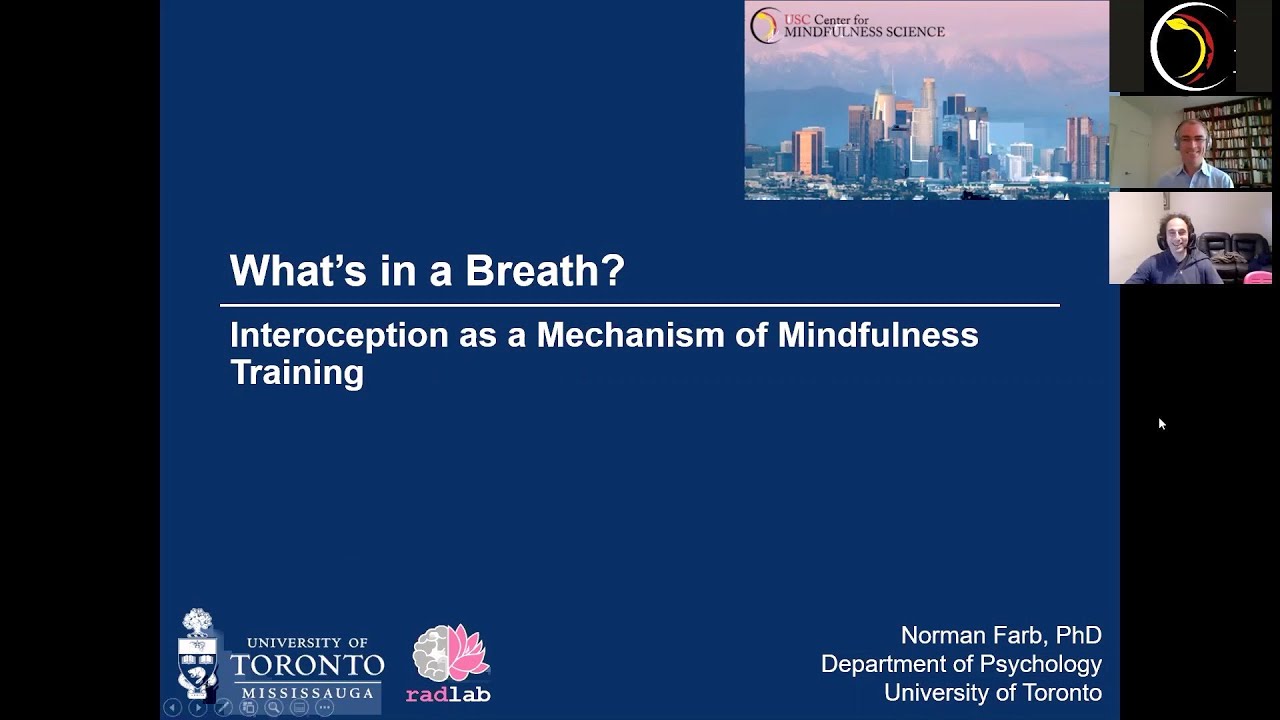 CMS Mindfulness Science Keynote Lecture - Dr. Norman Farb, PhD