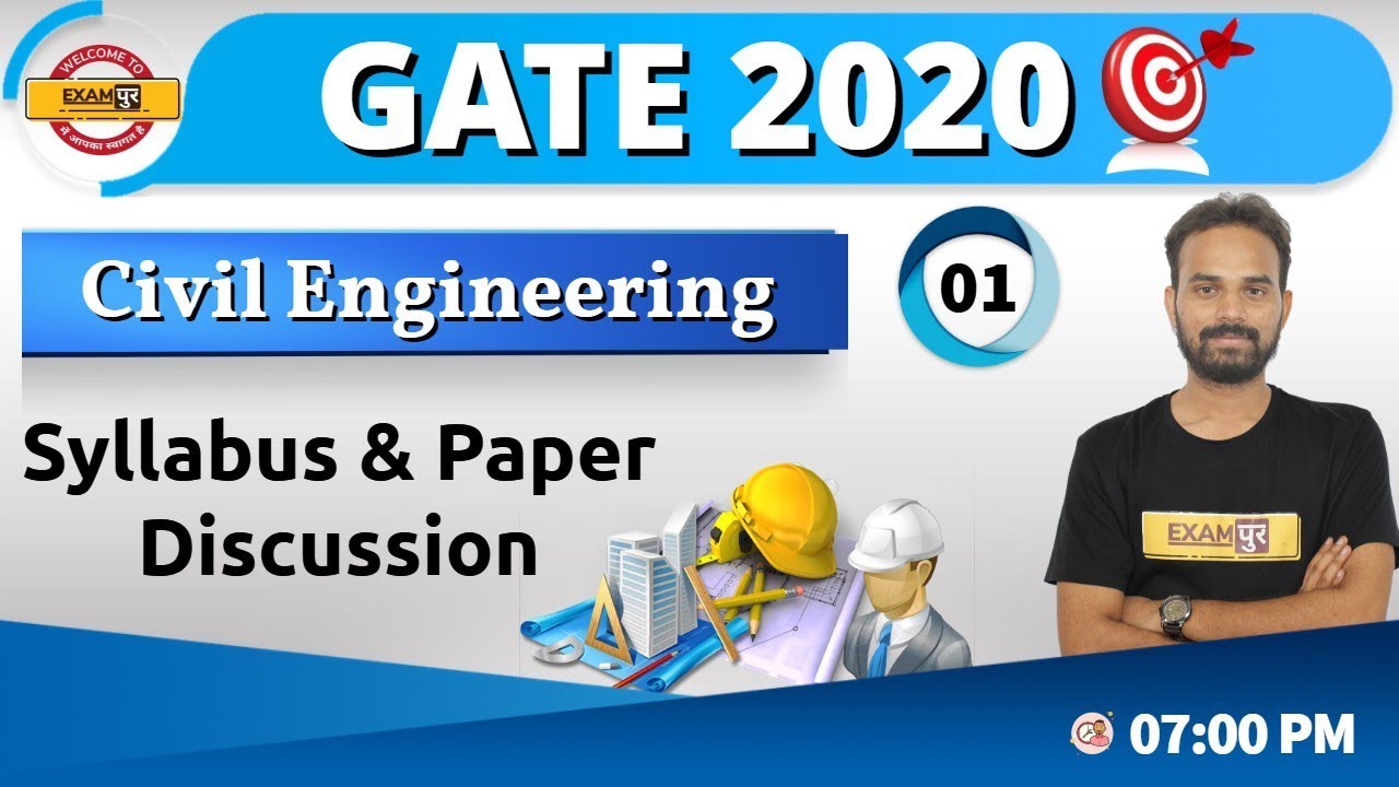 Class-01||GATE 2020||Civil Engineering||Syllabus & Paper Discussion|| By Ketan Sir