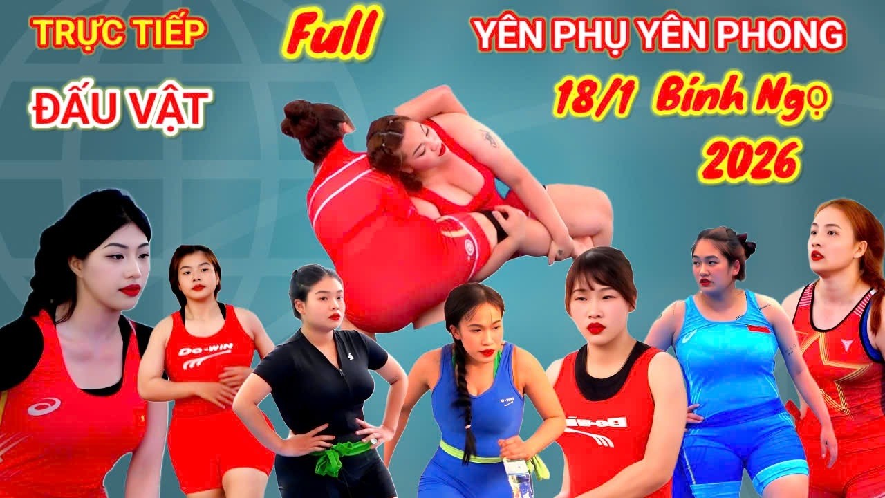 Trực Tiếp Vật hội làng Yên Phụ Yên Phong 6/3/2026 (18 Âm Lịch)