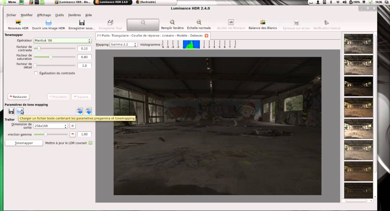 Tuto Luminance Hdr 1: R&eacute;aliser un tonemapping avec Luminance Hdr
