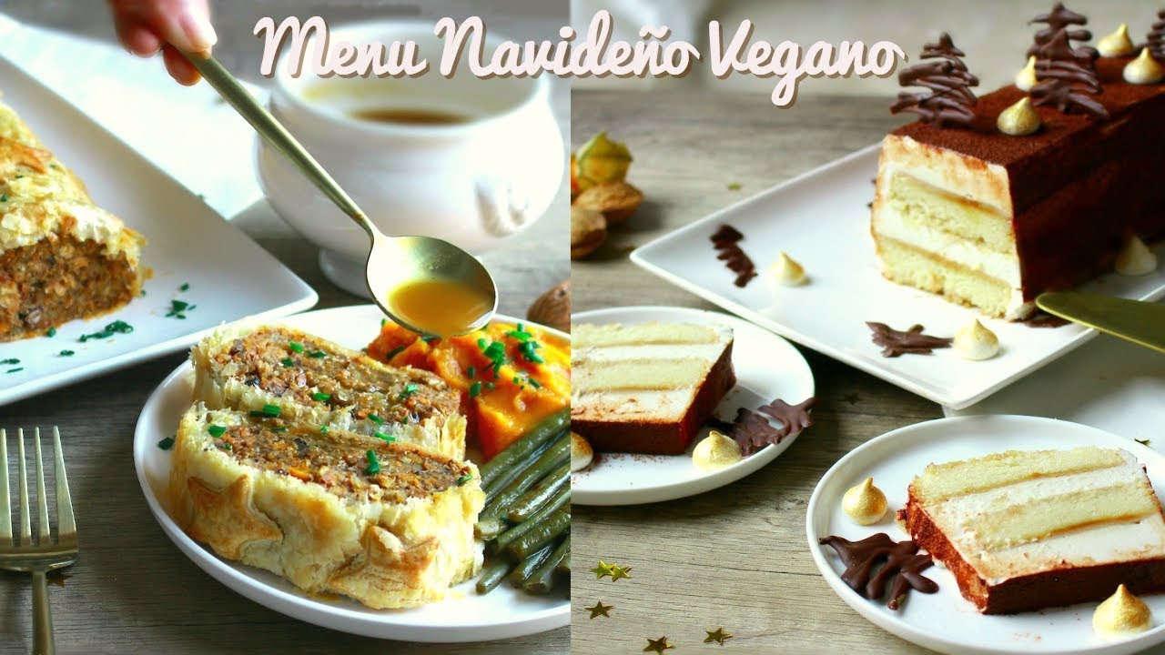MENU DE NAVIDAD VEGANO |  Wellington & Tronco de Tiramisú
