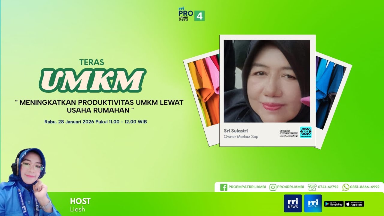 🔴 [ LIVE ] TERAS UMKM |  RABU, 28 JANUARI 2026