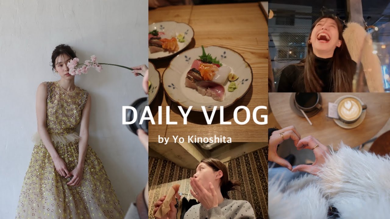 【VLOG】日本で過ごす5日間🇯🇵 ドレスのフィッティングや撮影の様子も📸 よく食べて、遊んで、大充実！✨ 
