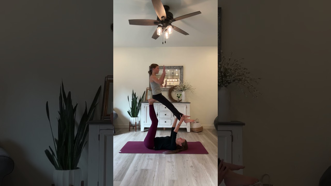 4 ways to get into chair #acroyoga