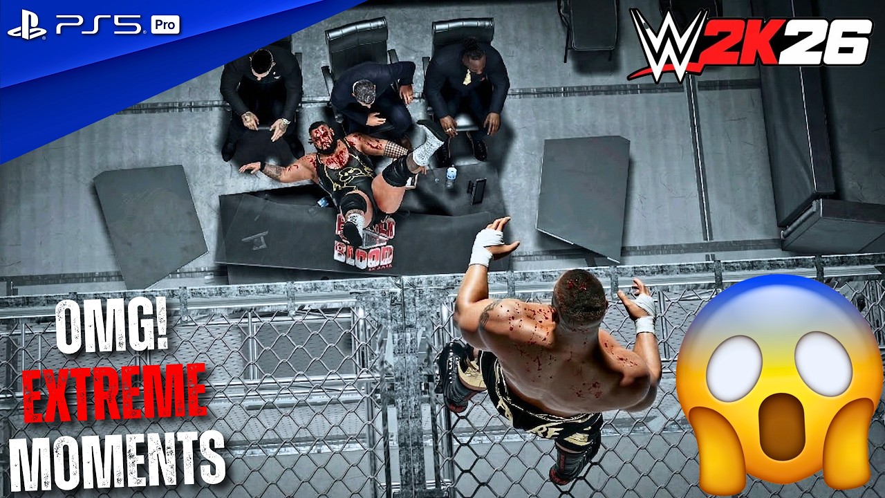 WWE 2K26 - Bron Breakker vs. Bronson Reed - Hell in a Cell Match at WWE Bad Blood | PS5 Pro [4K60]