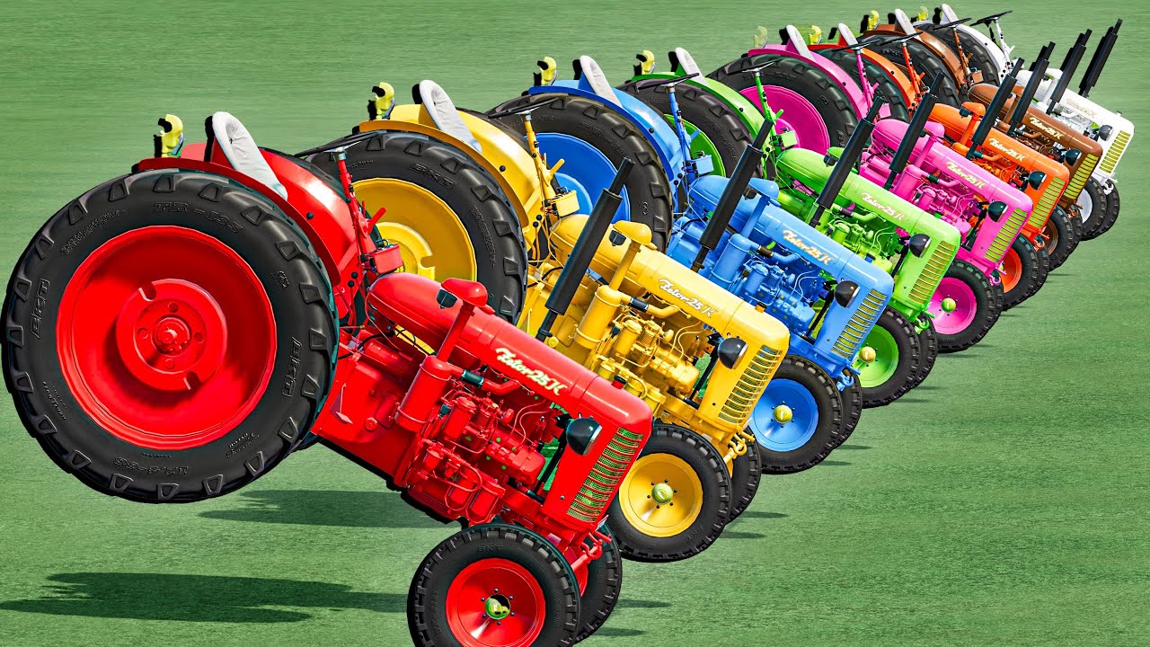 Work With COLORS - Mini ZETOR SPECIAL Tractors - Farming Simulator 22