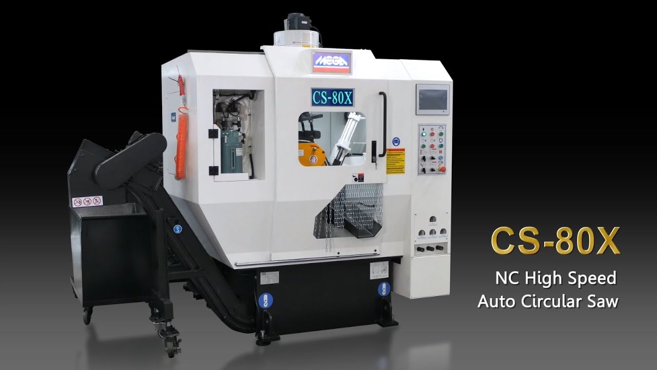 【MEGA】CS-80X Circular saw machine 全自動重切削高速圓鋸機