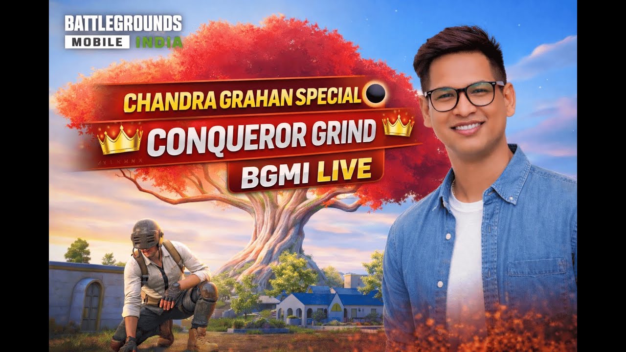 Aaj Grahan, Kal Conqueror 🔥 BGMI Live Rank Push