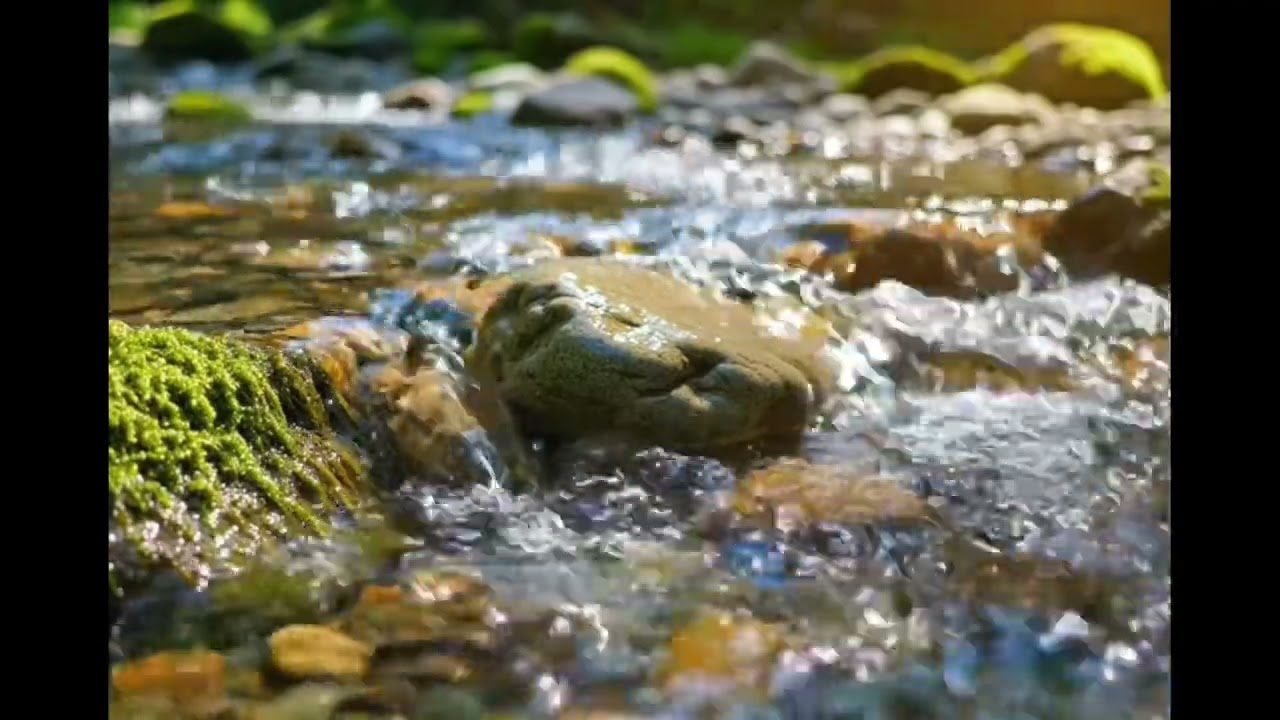 Forest Stream 4K (30 MIN) -  Linklight || Relaxing River Sounds for Sleep, Focus & Deep Calm 