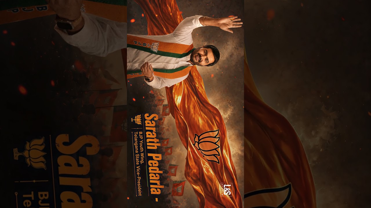 BJP Youth Wing, Telangana State Vice-President | Youth Political Leader Portfolio Shoot |