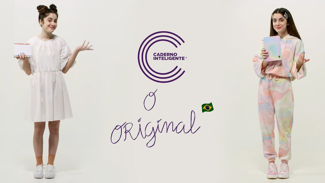 O Caderno Inteligente, o original | Anúncio com Madalena Aragão