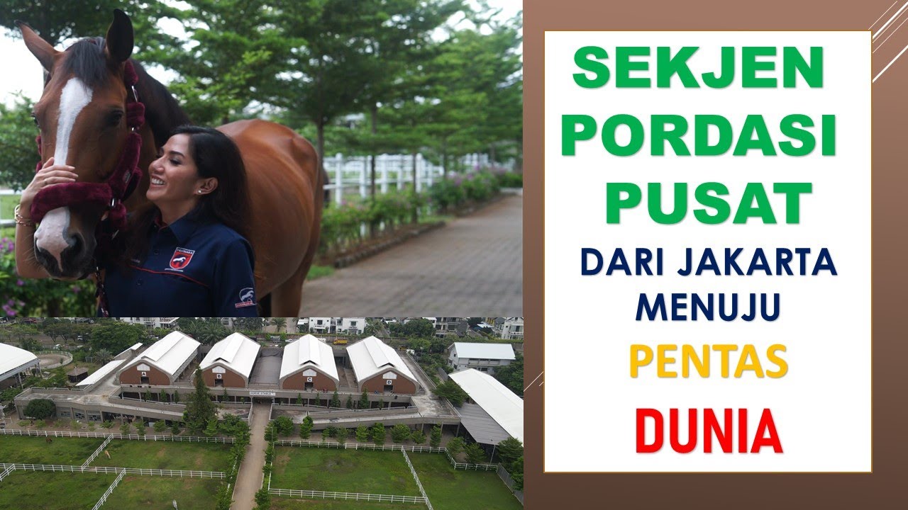 SEKJEN PORDASI PUSAT ! DARI JAKARTA MENUJU PENTAS DUNIA