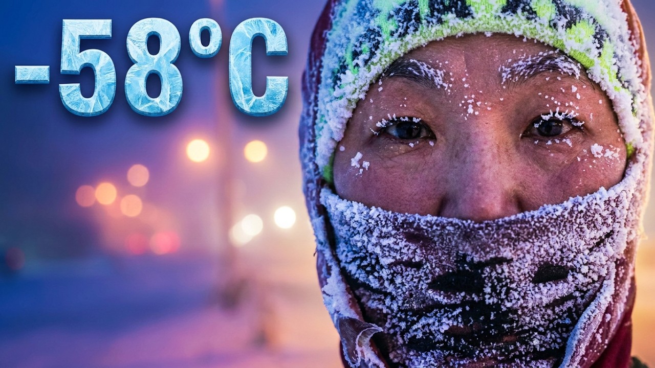 Morning Routine at –58°C (−72.4°F) in the Coldest City on Earth Yakutsk