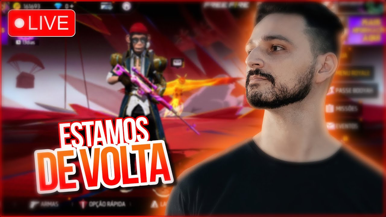 FREEFIRE AOVIVO 🔴 ESTAMOS DE VOLTA! CODIGUIN E MUITO MAIS NA LIVE!  #MOBILE #freefire