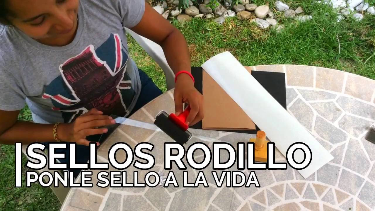 Kit Sellos rodillo, brayer stamp.