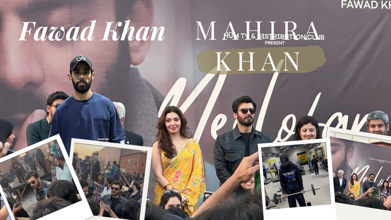 Fawad Khan & Mahira Khan at UCP | Full Event Highlights