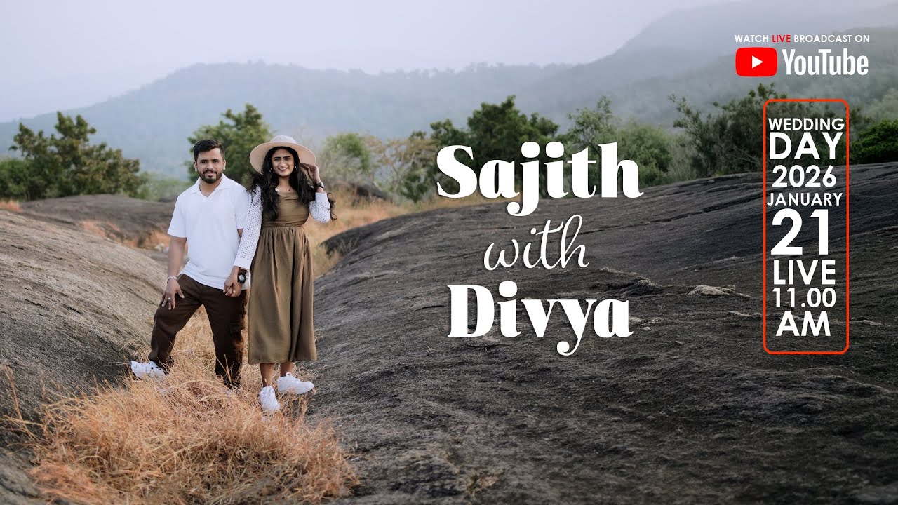 Sajith & Divya WEDDING LIVE