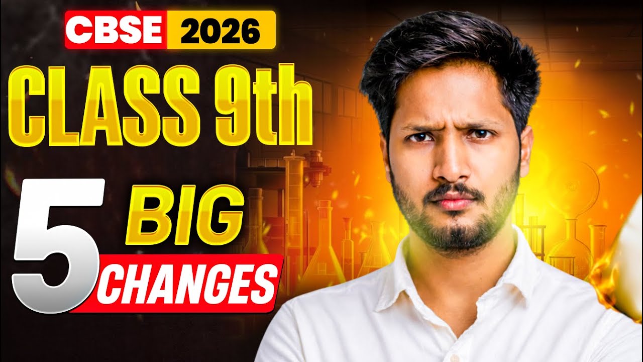 CBSE Bad News Class 9th😱 5 Biggest Changes in Your Syllabus - Book and Paper Pattern 2026-27