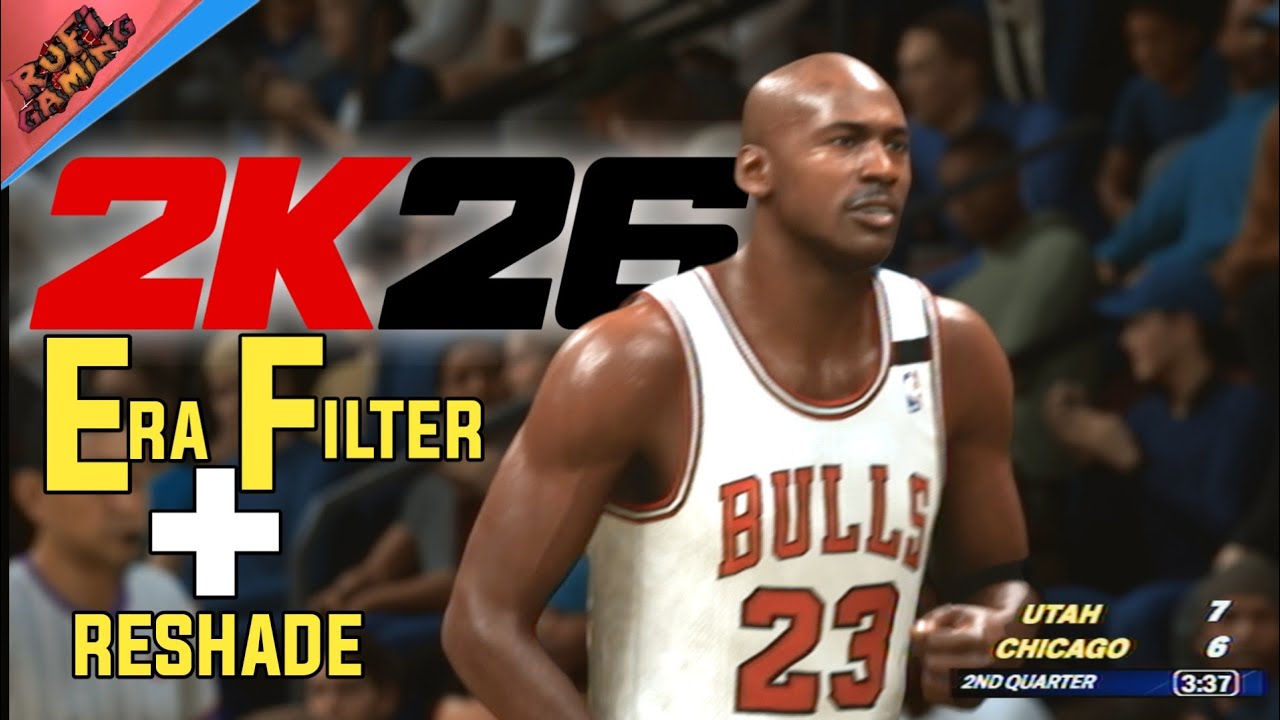 NBA 2K26 Retro Gameplay | Michael Jordan vs Karl Malone Epic Showdown! | Era Filter with Reshade