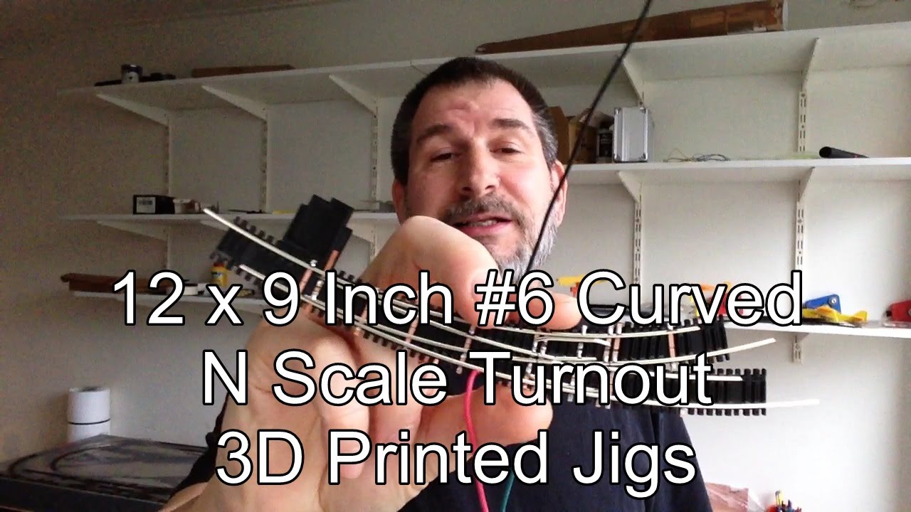 N Scale Model Train 9x12 Inch Curved Turnout Jig With PCB Tie Cutter and Gapping Tool