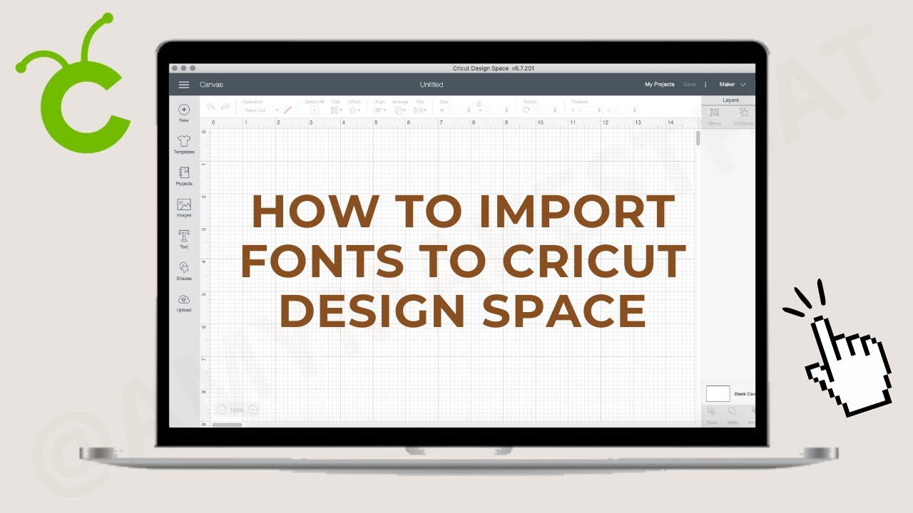 КАК ИМПОРТИРОВАТЬ ШРИФТЫ В CRICUT DESIGN SPACE | Загрузка шрифтов в Cricut Design Space