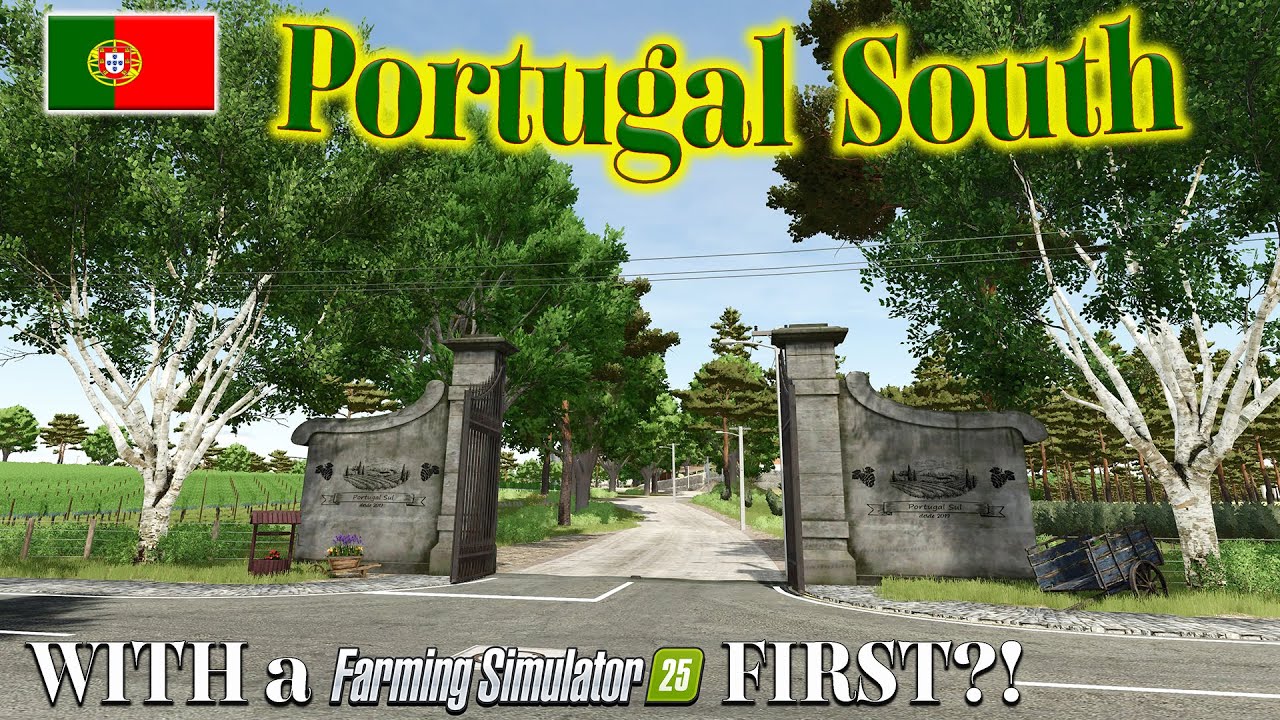 CUSTOM FEATURES?! NEW ‘PORTUGUESE’ MOD MAP TOUR! Farming Simulator 25 (Review)